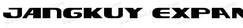 JANGKUY Expanded字体转换